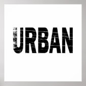 Urbex Urbanart Urban Explorer Poster (Voorkant)