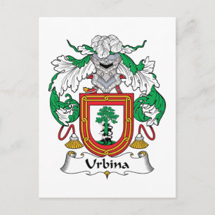Urbina Family Crest Briefkaart