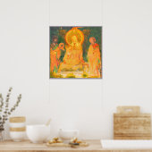 Urbino Life of John the Baptist by Salimbeni Poster (Keuken)