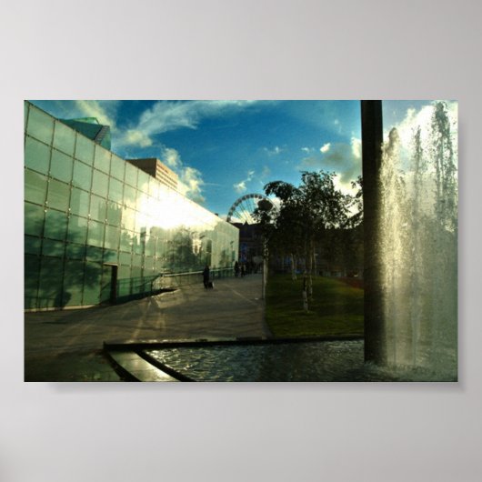 urbis center Manchester City Theme Poster (Voorkant)