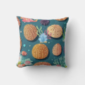 Urchin koraalprint kussen (Voorkant)