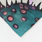 Urchin met Sterren Print Fleece Deken (Hoek)