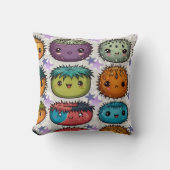 Urchin met Sterren Print Kussen (Voorkant)