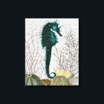 Urchins voor zeepaarden en Zeeen Canvas Afdruk<br><div class="desc">Kustafval en tropisch afval</div>