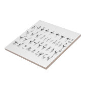 Urdu Aphabet Tile Tegeltje (Zijkant)