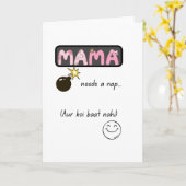 Urdu Desi Funny Mom Life Kaart (Gele Bloem)