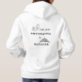 Urdu grappige meid hoodie (Achterkant)