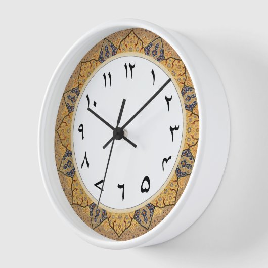 Urdu Numbers Klok Traditioneel Arabisch Decor (Hoek)