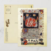 Uren Catherine of Cleves Briefkaart (Voorkant / Achterkant)