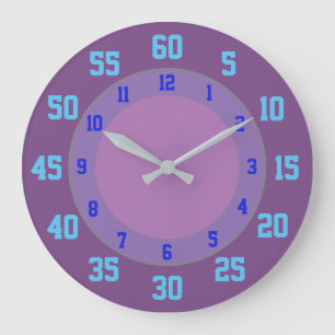 uren en minuten; grote klok