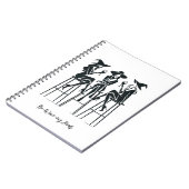 Uren van Wijn,Elitair Heksen Wijn Avond,Modern Notitieboek (Linkerzijde)