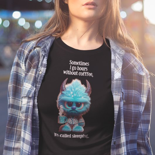 Uren zonder koffie, slaap genoemd Tri-Blend shirt