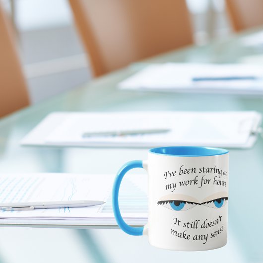 Urenlang naar het werk staren, nog steeds niet log mok