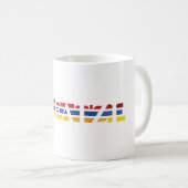 Urfatzi koffiekop koffiemok (Voorkant rechts)