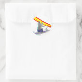UrFiNg LePhAnt Ronde Sticker (Tas)