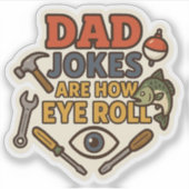 URGENT Dad Jokes Emergency Kit 2025 - Laatste minu Sticker (Voorkant)