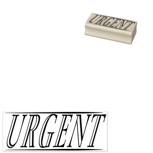 URGENT Office Work Business School Rubberstempel (Gestempeld)