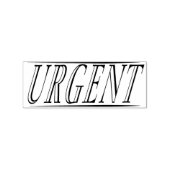 URGENT Office Work Business School Rubberstempel (Afrduk)