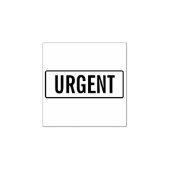 URGENT-tekst Rubberstempel (Afrduk)
