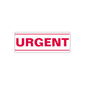 Urgent text Sjabloon Zelfinktende Stempel (Design)