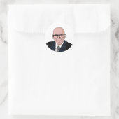 Urho Kaleva Kekkonen Ronde Sticker (Tas)