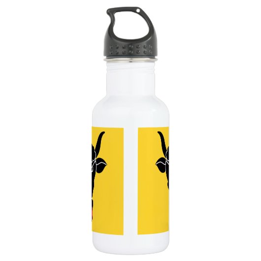 Uri Canton, Switzerland Flag Liberty Bottle Waterfles (Achterkant)