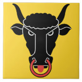 Uri Canton, Switzerland Flag Tile Tegeltje (Voorkant)