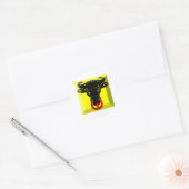 Uri Flag Gem Ronde Sticker (Envelop)