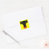 Uri Flag Ronde Sticker (Envelop)
