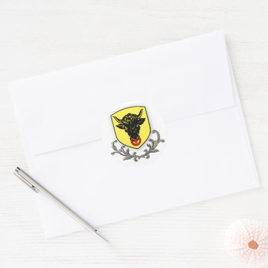 Uri Ronde Sticker (Envelop)