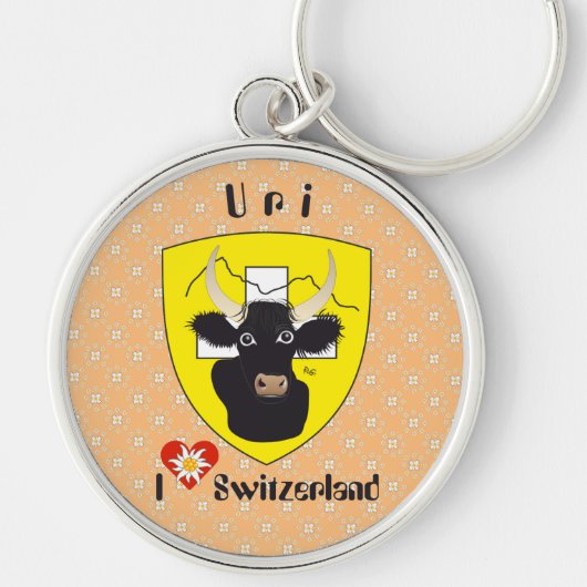 Uri - Schweiz - Suisse - Svizzera Schlüsselanhänge Sleutelhanger (Voorkant)