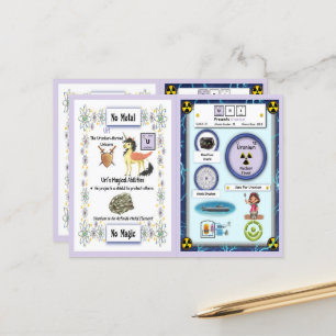 Uri - Uranium Horn Unicorn Game Kaart