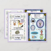 Uri - Uranium Horn Unicorn Game Kaart (Voorkant / Achterkant)