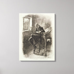 Uriah Heep van Charles Dickens: Een roddel over Canvas Afdruk