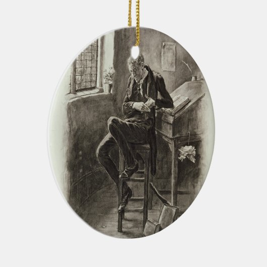 Uriah Heep, van 'Charles Dickens: Een roddel over Keramisch Ornament (Rechts)