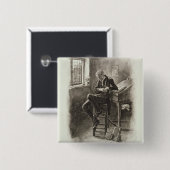 Uriah Heep, van 'Charles Dickens: Een roddel over Vierkante Button 5,1 Cm (Voorkant /achterkant)