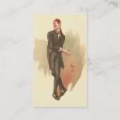 Uriah Heep van Kyd van Dickens' David Copperfield Visitekaartje (Achterkant)