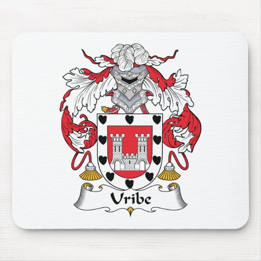 Uribe Family Crest Muismat (Voorkant)