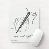 Uric Acid Crystals mousepad Muismat (Met muis)