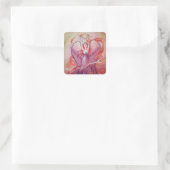 Uriel Vierkante Sticker (Tas)