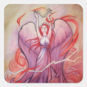 Uriel Vierkante Sticker