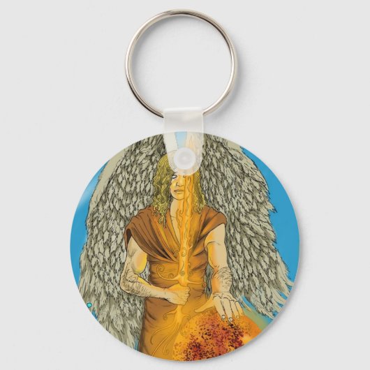 Uriel's brandbeveiliging sleutelhanger (Voorkant)