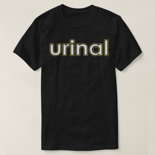 urinal t-shirt (Design voorkant)