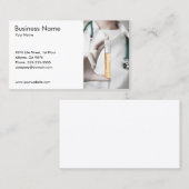 Urine Sample Business Card-sjabloon Visitekaartje (Voorkant / Achterkant)