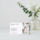 Urine Sample Business Card-sjabloon Visitekaartje (Staand voorkant)