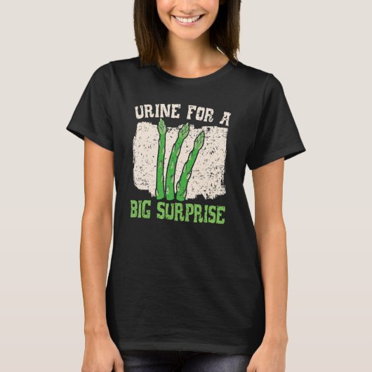 Urine voor een grote onderneming, Asparagus Vegeta T-shirt (Voorkant)