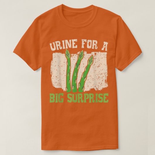 Urine voor een grote onderneming, Asparagus Vegeta T-shirt (Design voorkant)