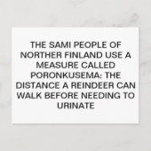 Urineerrendieren Briefkaart (Voorkant)