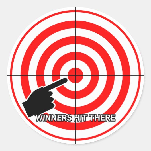 Urinestootoefening Ronde Sticker (Voorkant)