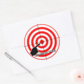 Urinestootoefening Ronde Sticker (Envelop)